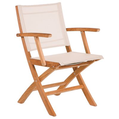 Horizon Outdoor Folding Dining Arm Chair
