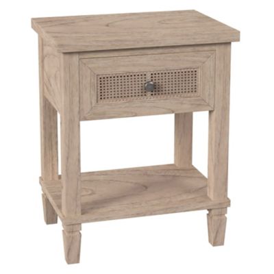 Flagstaff Cane Open Shelf Nightstand