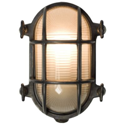 Oval Brass Bulkhead Light – Classic Marine