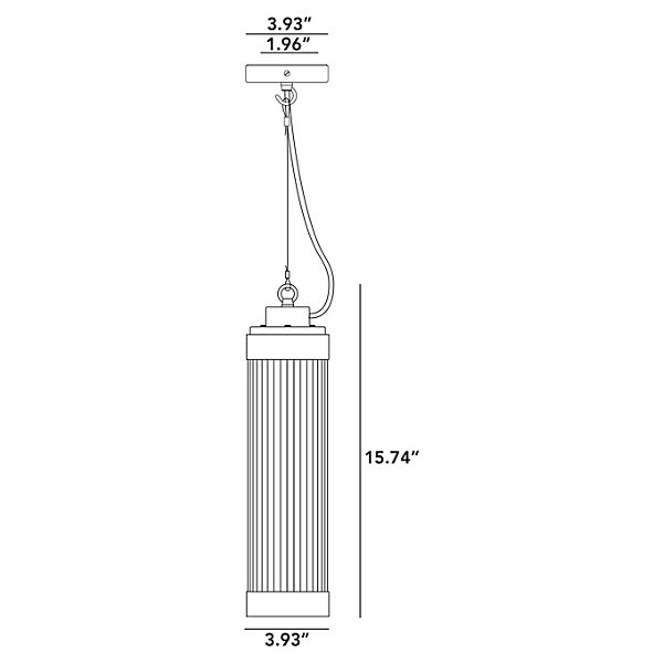 Pillar LED Pendant