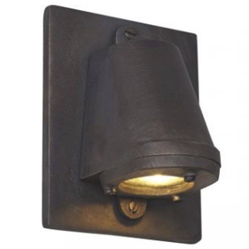 Mast LED Outdoor Wall Sconce with Plate