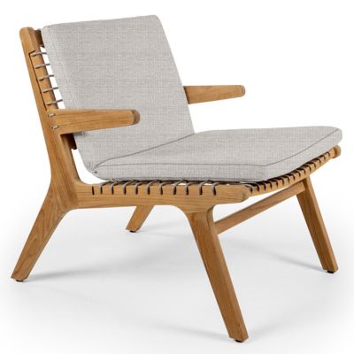 Forte Outdoor Lounge Chair with Seat & Back Cushion