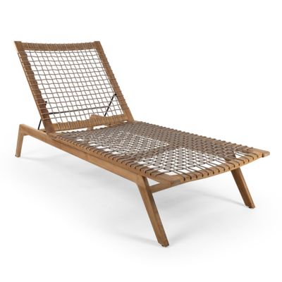 Forte Outdoor Strap Sun Lounger