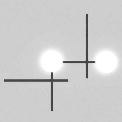 Crosshatch LED Wall/Ceiling Light