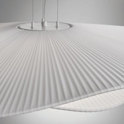 Shown in White Translucent Ribbon finish, Detail Shot