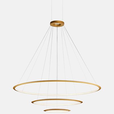 Circular LED 3 Tier Chandelier