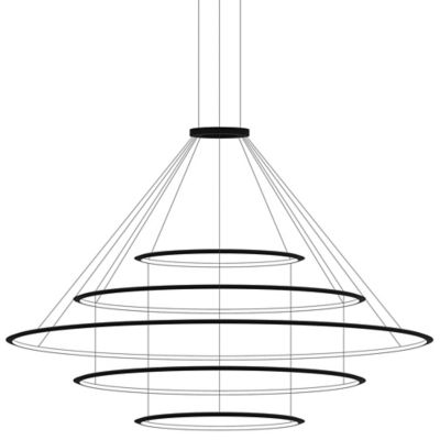 Circular LED 5 Tier Chandelier