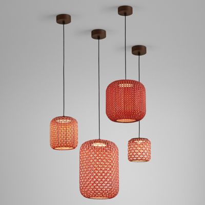 Shown in Graphite Brown with Red Shade finish, Collection