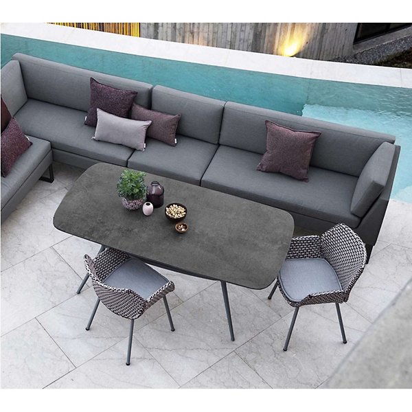 Flex Outdoor Dining Sofa Single Seat