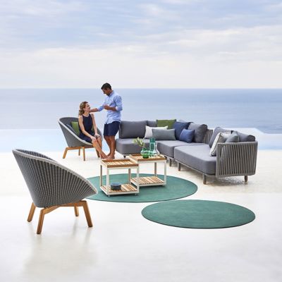 Peacock Outdoor Lounge Chair by Cane line at Lumens