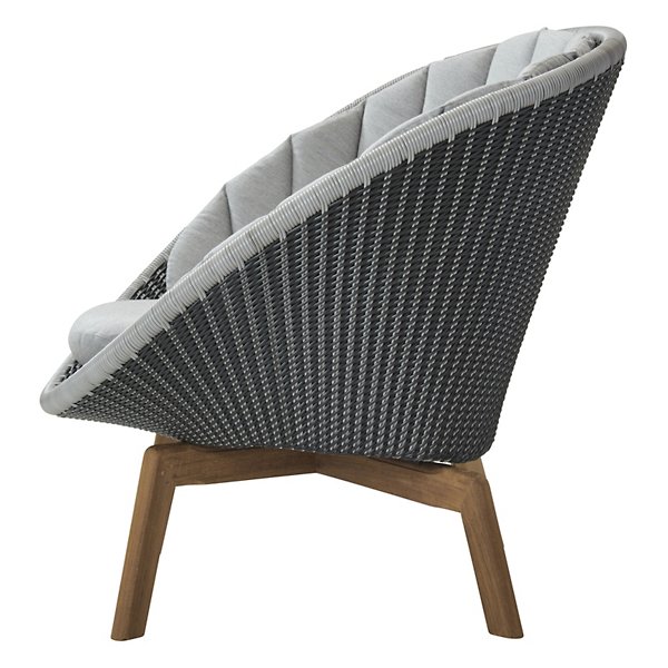 Peacock Lounge Chair Cushion Set