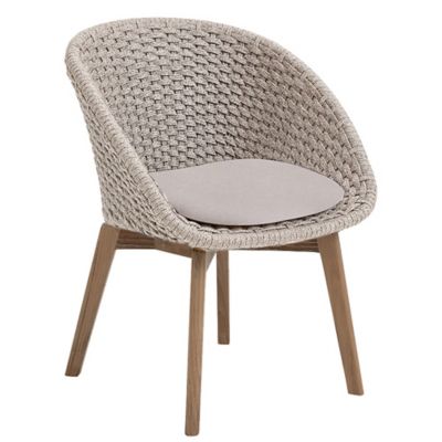 Peacock Outdoor Chair With Teak Legs