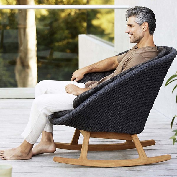 Peacock Outdoor Rocking Chair