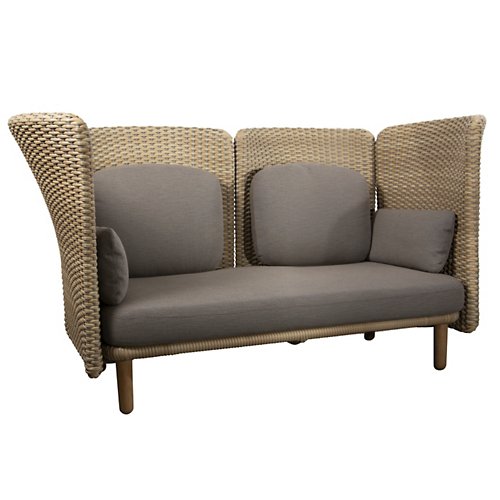 Arch Outdoor 2-Seater Sofa with High Arm/Backrest