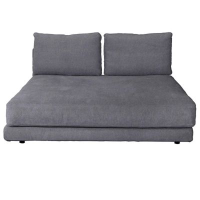 Cane-line Aura 2-Seater Sofa with High Armrest in Light Gray