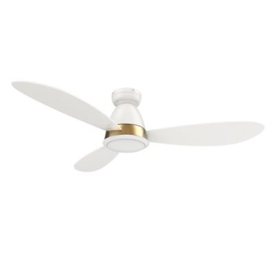 York LED Smart Flushmount Ceiling Fan