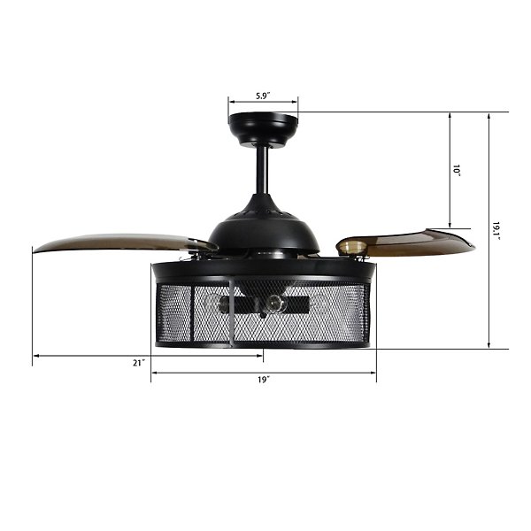 Paloma Smart Ceiling Fan with Light
