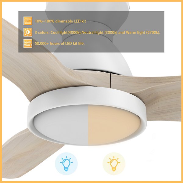 Jaaron LED Smart Ceiling Fan