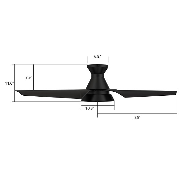 Kreis LED Smart Ceiling Fan with Remote