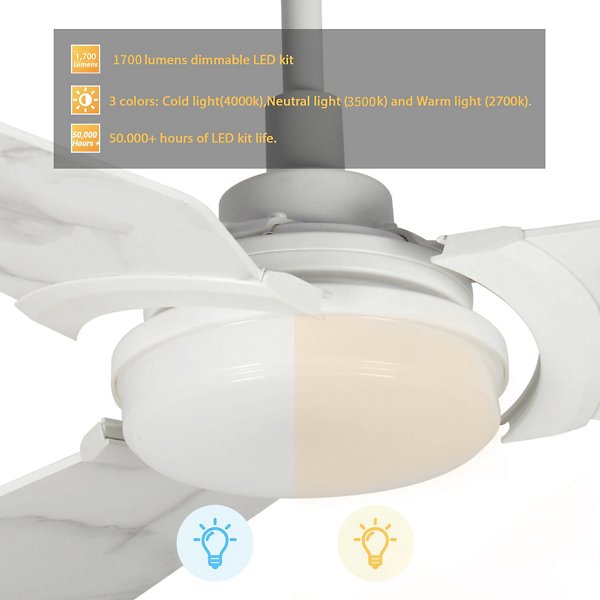 Kaj LED Smart Ceiling Fan