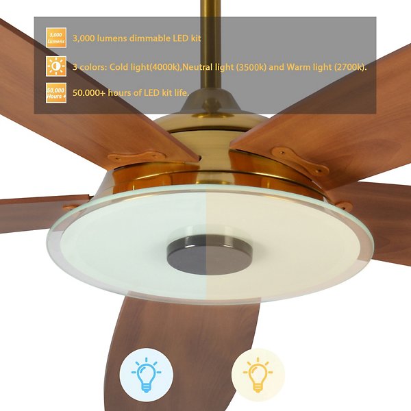 Journey LED Smart Ceiling Fan