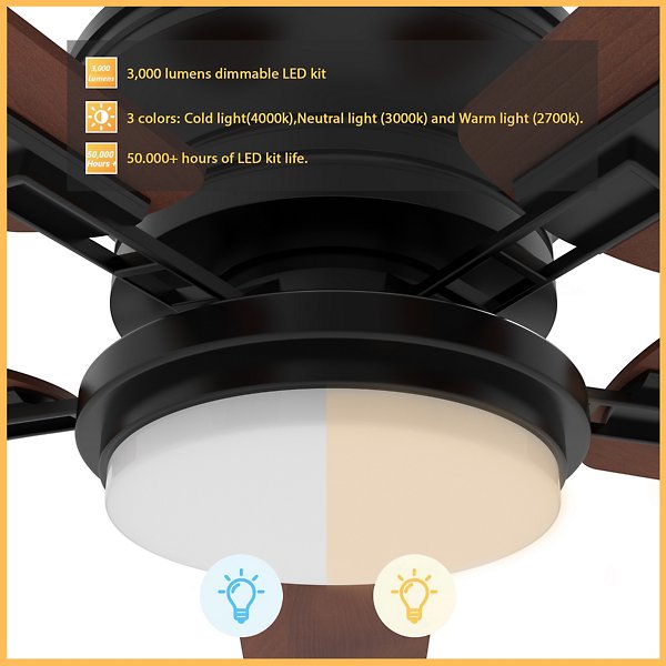 Gladiolus LED Indoor Smart Ceiling Fan