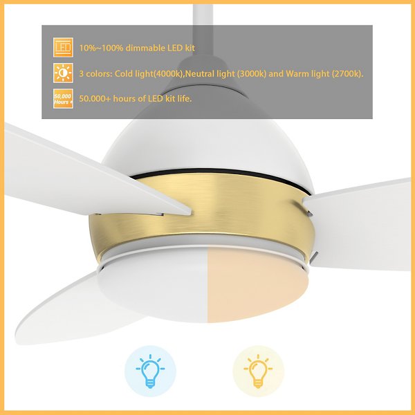 Hobart LED Smart Ceiling Fan