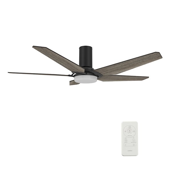 Woodrow LED Flushmount Smart Ceiling Fan