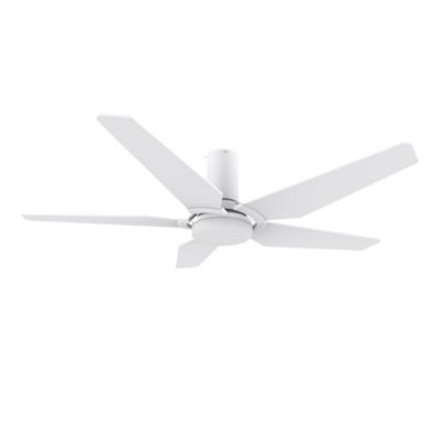 Woodrow LED Flushmount Smart Ceiling Fan