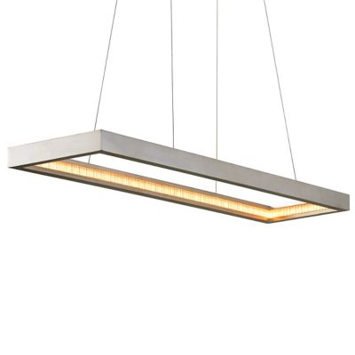 Jasmine LED Rectangular Frame Linear Pendant