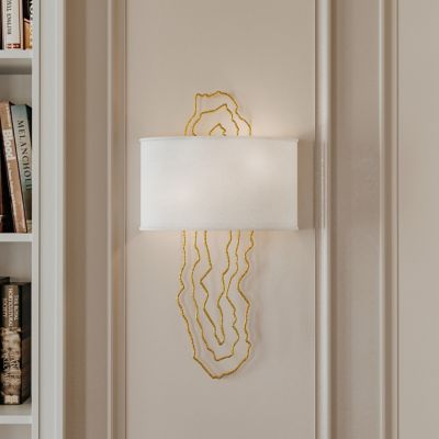 Lucas McKearn Julia Gold 1-Light Wall Sconce