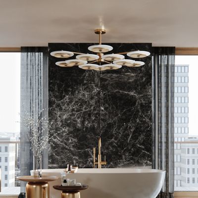 Topaz LED Semi-Flushmount