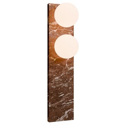 Drag Marble 2 Light Wall Sconce