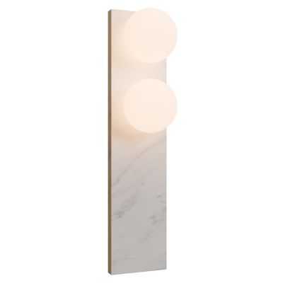 Drag Marble 2 Light Wall Sconce