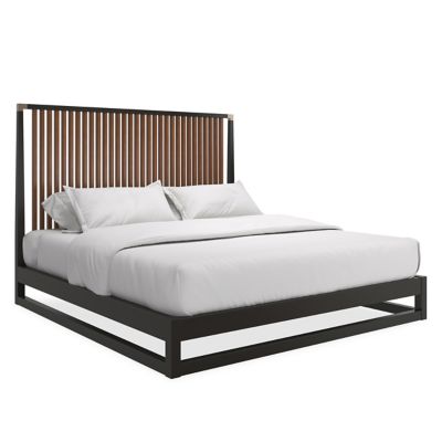Pinstripe Slatted Bed
