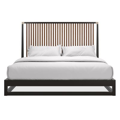 Pinstripe Slatted Bed