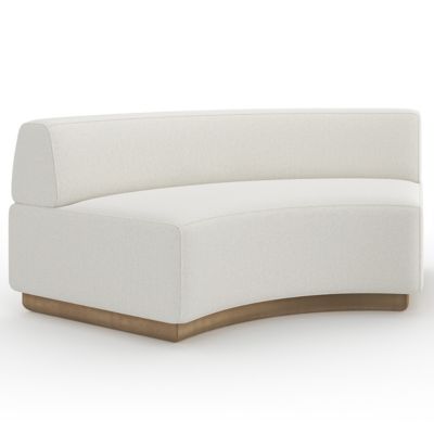 Crescent Armless Sofa