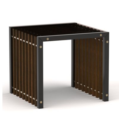 Pinstripe End Table