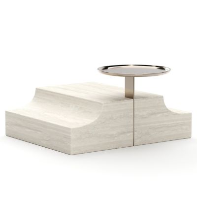 Overlap Rectangular Wedge with Side Table