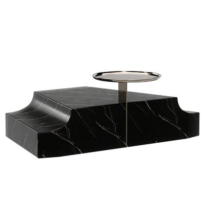 Overlap Triangular Wedge Side Table