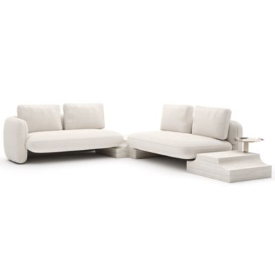 Overlap Wedge Sectional Sofa