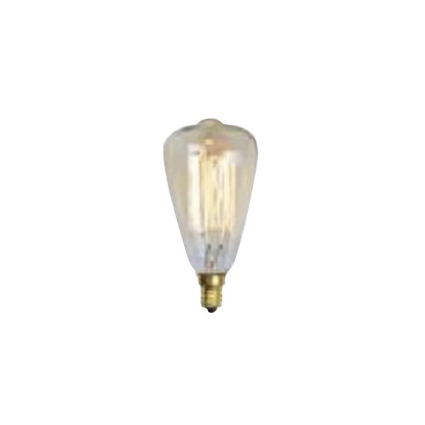 60W 120V Edison E12 Steeple Clear Bulb