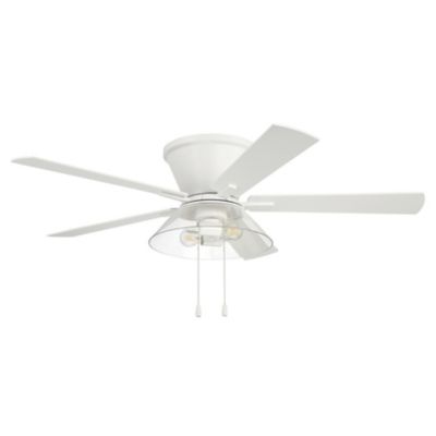 Insight Flushmount Ceiling Fan with Light Kit.