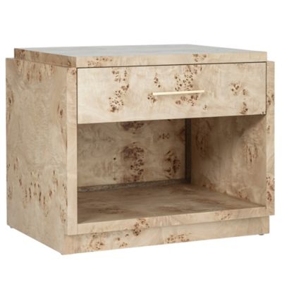Scotsbrook Burl Nightstand