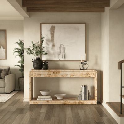 Shown in Light Burl color, in use