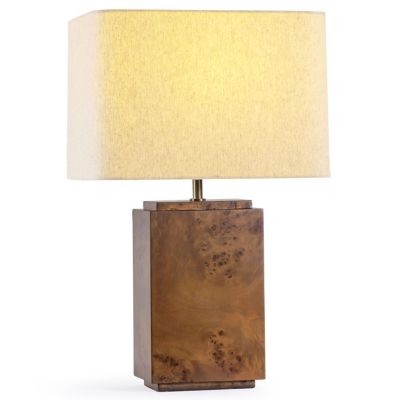 Rosebury Burl Table Lamp (Dark Burl) - OPEN BOX