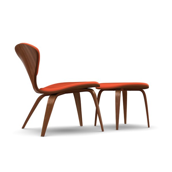 Cherner Seat and Back Upholstered Lounge Chair