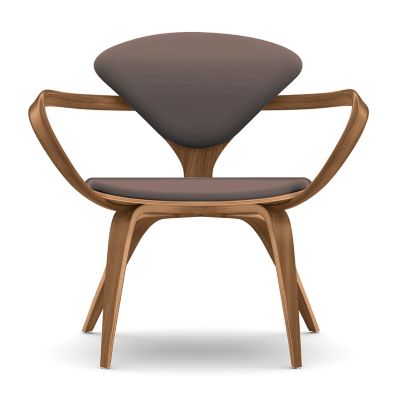 Cherner Seat and Back Upholstered Lounge Armchair