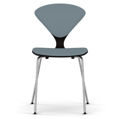 Cherner Seat and Back Upholstered Metal Base Chair