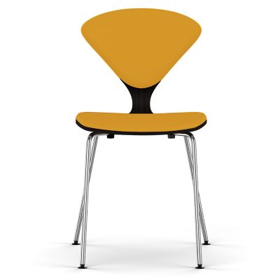 Cherner Seat and Back Upholstered Metal Base Chair